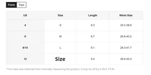 Guide des tailles pour ensemble de lingerie en dentelle avec mesures US et internationales