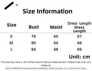 Detaillierte Größentabelle für Spitzenkleid mit Maßen für Brust und Taille