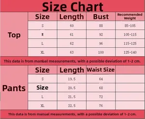 Detailed size chart for lace lingerie set including bust, waist, and weight recommendations
