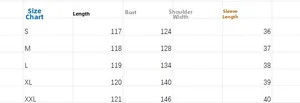 Detailed size chart for floral shirt dress covering S to XXL measurements in centimeters
