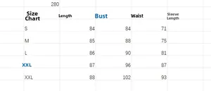 Size chart for women summer dress including length bust and sleeve measurements from S to XXL