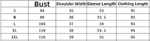 Detailed sizing chart with measurements in cm for women's printed waist-tie button dress