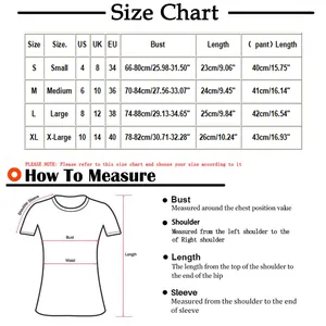 Detailed size chart for sexy strap top and skirt set with bust and length measurements