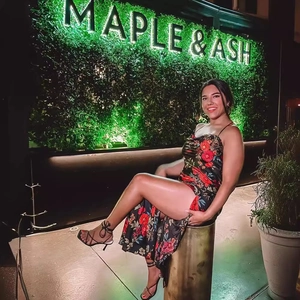 Sexy backless floral satin dress with spaghetti straps and high slit for evening wear