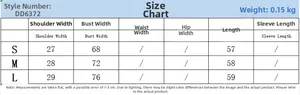 Size chart for women's slim cotton tank top showing S, M, L dimensions and measurements
