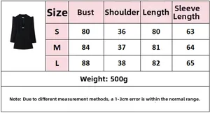 Guide des tailles pour robe élégante à col montant en S, M, L avec dimensions détaillées