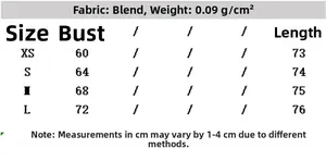 Größentabelle mit Maßen für Brust und Länge des Spitzen-Halter-Bodysuits