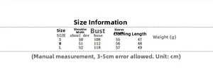 Guide des tailles avec mesures en cm pour l'ensemble veste courte unie pour femme