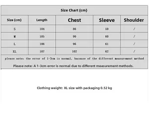 Tabella taglie dettagliata per abito in maglia zebrata con misure da S a XL in cm