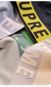 Close-up of seamless breathable sports underwear stacked in multiple soft pastel colors