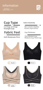 Front closure seamless sports bra with cross support design and high elasticity detail