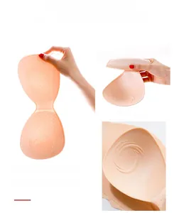 Macro shot of 0.1cm ultra-thin breathable bra cup inserts with 1028 ventilation micro-holes