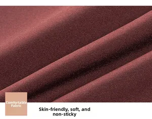 Macro shot of dark red smooth bra fabric showing soft diagonal twill texture and skin-friendly feel
