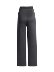 Modische High-Waist-Weitbeinhose für Damen mit hohlem Design und Strassverzierung