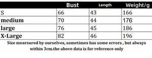Detailed size chart for slim fit pearl beach vest showing bust and length measurements