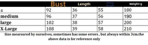 Detailed size chart for women's long sleeve short cardigan showing S to XL measurements