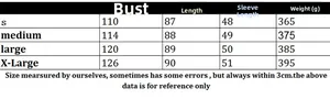 Detailed size chart for plaid cardigan featuring bust, length, and sleeve measurements