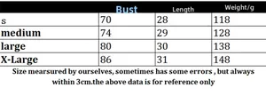 Detailed size chart for women tube top featuring bust and length in centimeters