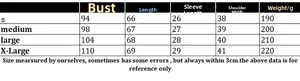 Detailed size chart for knitted short sleeve hollow top including chest and length metrics