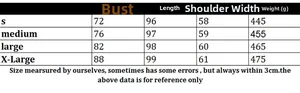 Size chart for women's V-neck knit dress showing bust, length, and weight in S-XL
