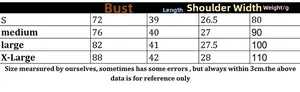 Size chart showing bust, length and weight for women's two-piece knit tank top set