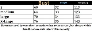 Size chart for V-neck camisole set with chest and length details for sizes S to XL