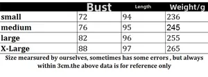 Size chart showing bust and length measurements for the hollow out knit maxi dress