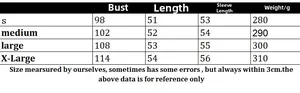 Detailed size chart for women's cable knit cardigan sweater showing S to XL measurements