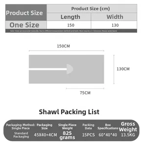 Guide des tailles pour cape noire à capuche avec dimensions 150 cm long et 130 cm large