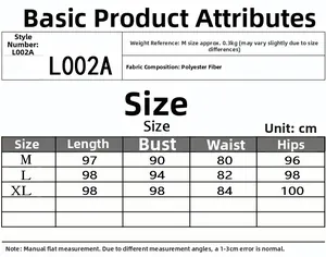 Size chart and measurement guide for 1920s vintage evening sequin dress style L002A