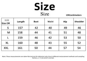 Size chart for 1920s vintage evening sequin gown with S to XXL measurements in CM