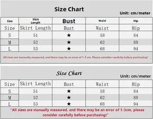 Detailed size chart for sexy halter backless evening dress including S, M, L dimensions