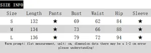Detailed size chart for bodycon halter dress featuring S, M, L measurements in centimeters