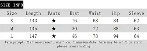 Detailed size guide table for women's bodycon long dress showing cm measurements