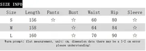 Guide des tailles pour robe sexy col V incluant longueur, taille et hanches en cm