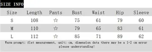 Detailed size chart for retro print slim dress showing length, bust, waist, and hip data