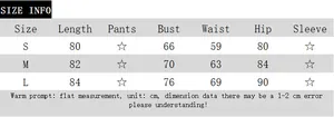Detailed size chart for women's slim fit backless dress with measurements in cm