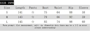 Detailed size guide for high neck long sleeve dress with bust and waist measurements
