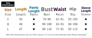 Detailed size chart for sexy backless mini dress with measurements for S M L sizes