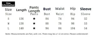 Detailed size chart for the strapless dress showing S, M, L measurements in centimeters