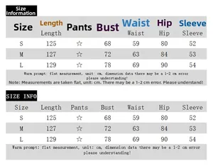 Detailed size chart for bodycon dress showing length, bust, waist, and hip measurements