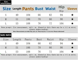 Detailed size chart for sexy tube top and fisheye skirt set with S, M, L measurements