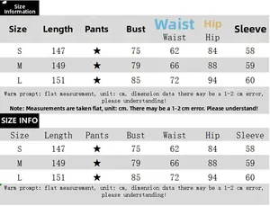 Size chart detail showing measurements for S, M, L of this slim fit high slit maxi dress