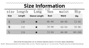 Detailed size guide table for slim fit midi dress showing S M L measurements in cm