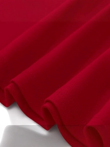 Sleeveless red pleated maxi dress in soft cotton knit fabric with premium stitching