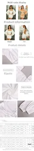 Tableau des tailles détaillé pour robe courte en satin à manches lanternes de XS à L