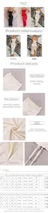 Tableau des tailles pour robe en satin pour femmes avec mesures XS-L et normes mondiales