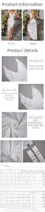 Size chart for women's V-neck backless satin dress with bustier detail and high slit