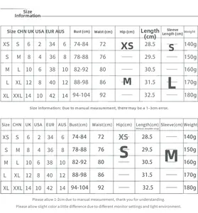 Detailed size guide for mesh corset top with bust, waist, and length measurements