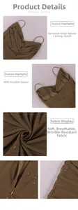 Detail of sequin fabric texture with invisible zipper and elastic lining for bodycon dress